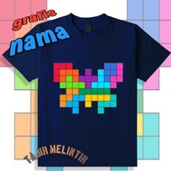 Unisex Children's T-shirts for Boys and Girls block blast game butterfly Shape