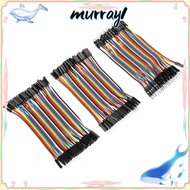 MURRAY 3 PCS Dupont Wire, 10CM 40 Pin Breadboard Jumper Wires, Electronics Prototyping M To F / M To