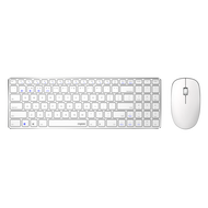 Rapoo ( เมาส์+คีย์บอร์ด แบบไร้สาย ) Model 9300M เชื่อมได้ทั้ง BT และ 2.4 Ghz เชื่อมได้สูงสุด 4 ตัวพร