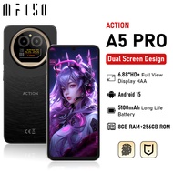 IIIF150 Action A5 Pro Smartphone 5G Dual Screen Design 6.8‘’ HD+ HAA Display 5100mAh Telephone Porta