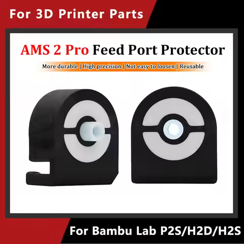 AMS 2 Pro Feed Port Protector bambu lab P2S/H2D/H2S 4pcs 8pcs 4mm OD PTFE White and Pipe Cutter kit 