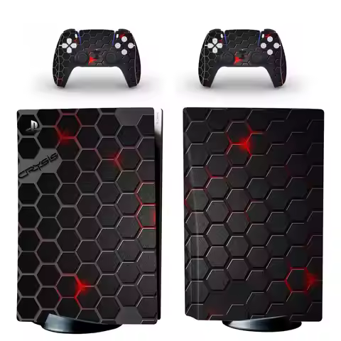 PS5 Standard Disc Edition Skin Sticker Decal Cover for PlayStation 5 Console & Controllers PS5 Skin 