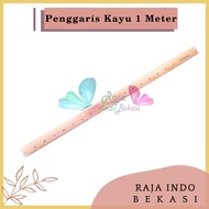100 cm Wooden Ruler 1 Meter Ruler Thick Wooden Ruler Whiteboard 100 cm Long