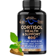 Cortisol Supplement for Women - Holy Basil |  | Rhodiola |  - Plant-Based Hormone Balance - Mood, Fo