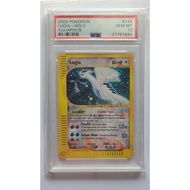 Card PSA10 2003 Pokemon Crystal Lugia Aquapolis holo 149/147 Secret Rare w holo Swirl 1459 d7 NF4 1-