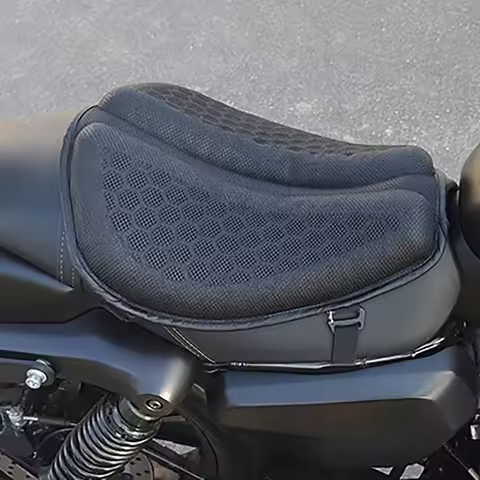 Motorcycle Seat Cushion Anti-Slip Motorcycle Inflatable 3D Blow Air Cushion Pressure Relief Ride Sea