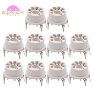 7Pin Plastic Vacuum Tube Socket Valve Base for B&W 6J1 6Z4 6X4 12AE6 6AT6 6BK6 12AV6 6AQ6 6J5 Hifi A