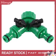 Henye Tap Connector 2-Way Adapter Y Switch Garden Watering Drip