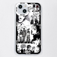 Square edge iphone case Anime Nana Oosaki Ai Yazawa manga 8plus/x/xs/11/12/pro/max/plus/promax