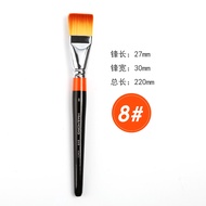 HwaHong 948 Series Short Handle Nylon Brush for Foundation And Oil Painting Cosmetic Brush Watercolo