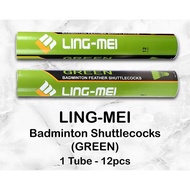 Ling Mei Green (Speed 77) Badminton Shuttlecock