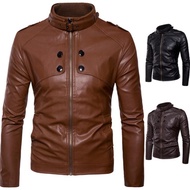 men leather jacket baju jaket kulit lelaki k989