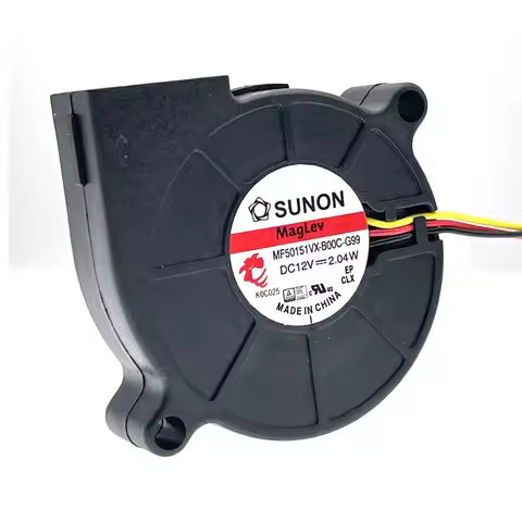 3D Printer Blower Fan 5015 12V 0.17A MF5015VX-B00C-G99 Sunon Magnetic Suspension Bearing Fan Centrif
