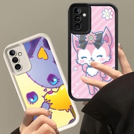 XI82 Beatcats Casing for Samsung Galaxy A36 A56 S25 Ultra A26 5G Black White