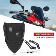 For Z500 SE Z 500 2024 2025 Motorcycle Front Heightening Windshield Windscreen Baffle Wind Deflector