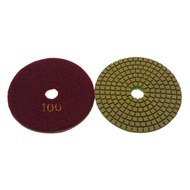 [SG STOCK] POLISHING PAD 4" Diamond Polishing Pads Wet Dry Sanding Pad Kit Sanding Abrasive Disc Gri