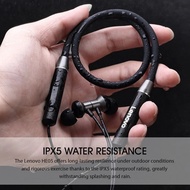 Lenovo HE05 Bluetooth Headset IPX5 Waterproof Sports Headphones Magnetic Neckband Wireless Headphone