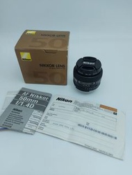 Nikon 50mm 1.4D  Lens with Skylite MC UV 52mm Filter 單鏡反光相機鏡頭 AF NIKKOR 50 mm 1:1.4D