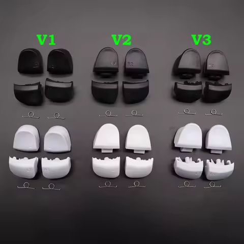 1set For PS5 V1 V2 V3 L R LR Trigger Button FOR PS5 V1.0 V2.0 V3.0 L1 R1 L2 R2 Spring Full Set Butto