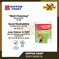 Nippon Paint 5L Easy Wash Paint Interior Paint Wall Paint Cat Rumah Cat Dinding Rumah Cat Rumah Murah Nippon Paint 漆