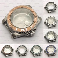 QXJ  40mm Black PVD Case Sapphire Glass Black Fit ETA2836 NH35/36 Mingzhu DG2813/5833 Miyota 8215/82