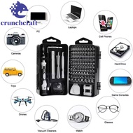 CRUNCHCRAFT​ 115 in One Screwdriver Set, Insulated Non-slip Magnetic Precision Screwdriver Set, Disa