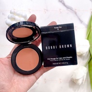Cream blush B.0.bbi.j B.r.0.w.n.- Pot Rouge Cream Blush for Lips and Cheeks in Pink Powder 3.7g