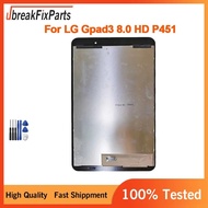 8.0" For LG Gpad3 8.0 HD P451 P451L LCD Display Touch Screen Digitizer Assembly Glass Sensor