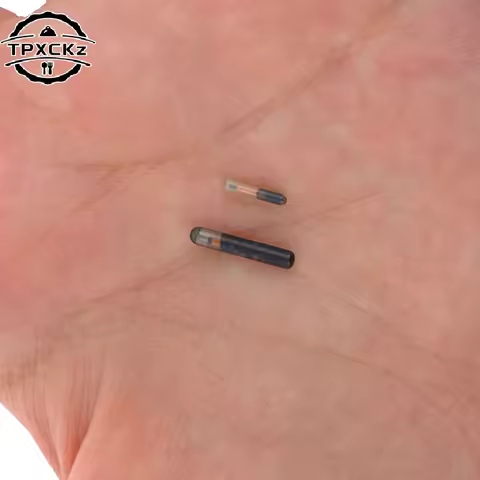 125KHZ/134.2KHZ 2.12*12mm/1.25*7mm Microchip Animal RFID Tag With EM4305 Chip ISO11784/5 FDX-B For F
