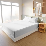 Custom flat sheet white hotel bed sheet
