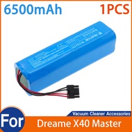 For Dreame X40 Master Robot Vacuum Parts 6500mAh （1PCS Battery ）