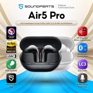 SoundPEATS Air5 Pro Bluetooth 5.4 Hi-Fi True Wireless Earbuds with Snapdragon Sound, aptX Lossless, 