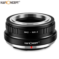 K&amp;F Concept M42 Lens to Nik Z Mount Adapter for M42 Mount Lens to Nikon Z5 Z6 Z7 Camera