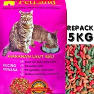 {REPACK 5KG}PETLAND MAKANAN KUCING DEWASA(Makanan Laut Asli)/PETLAND CAT FOOD