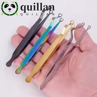 QUILLAN Body Piercing Tool, Stainless Steel Septum Piercing Tool Dermal Forceps, Micro Nose Stud Ear