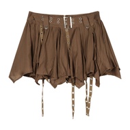 Travel Western Cowboy Apocalyptic Style Halter เดรส Set Hot เด็กผู้หญิง กระโปรงสั้น ทุ่งหญ้าทัวร์เสื