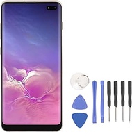 For Galaxy S10 Plus Screen Replacement LCD, OLED Display Digitizer Assembly with Frame, Repair Tool,