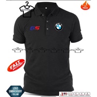 SUPERIOR BMW GS EMBROIDERY (SULAM) LOGO DESIGN PREMIUM COTTON COLLAR SHIRT
