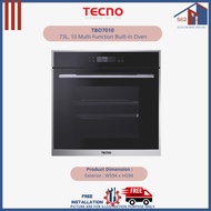 Tecno TBO7010 10 Multi-Function Upsized Capacity Electric Built-in Oven