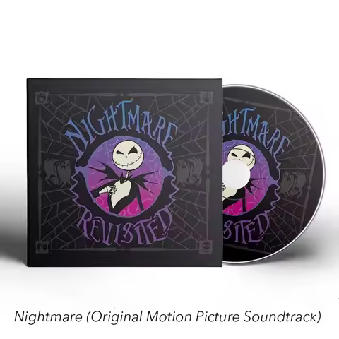 Movie The Nightmare Before Christmas Danny Elfman Music CD Nightmare Revisited OST Album Cosplay Com