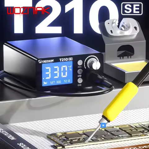 MECHANIC T12 MAX T210 SE Intelligent Digital Thermostatic Soldering Station Fast Heating For PCB TV 
