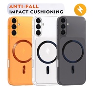 Soft Case For Samsung A57 A56 A55 A54 A37 A36 A35 Macaron Colors CD Pattern Magnetic Coil Lightning 