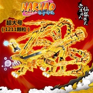 1211pcs Mainan Lego Blok Bangunan Desain anime NARUTO Kurama kyuubi