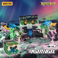 52TOYS BEASTBOX BB-16 KANIBAL Mecha Deformation Action Figure Portable Model