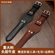 Leather watch strap suitable for FOSSIL fossil CH2564 CH2565 CH2891CH3051 men's 22mm