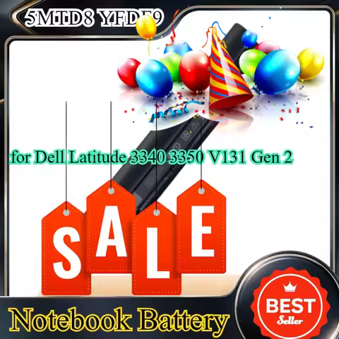 5MTD8 YFDF9 Laptop Battery for Dell Latitude 3340 3350 V131 Gen 2