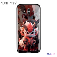 เคส Hontinga สำหรับ Huawei Mate 10 Lite Pro 40 30 20 Lite Pro 20X Mate 9 Nova 10 Pro 2 2i Lite 2S 3 3i 4 5i 5T 7 Pro เคส7I SE มังกรจีนปีใหม่เคสหลังกระจกนิรภัยแบบแข็งเคส