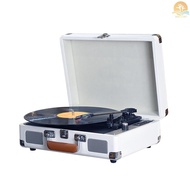 Fast Ship Vintage Vinyl Record Player BT Phonograph USB Recording 33/45/78RPM Support for 7/10/12inc