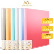 A4 Sunset AO Leaf File+ Color Changing Cover 0.06mm Thick Bag SD552/SD554 (20 Leaves/ 40 Leaves)