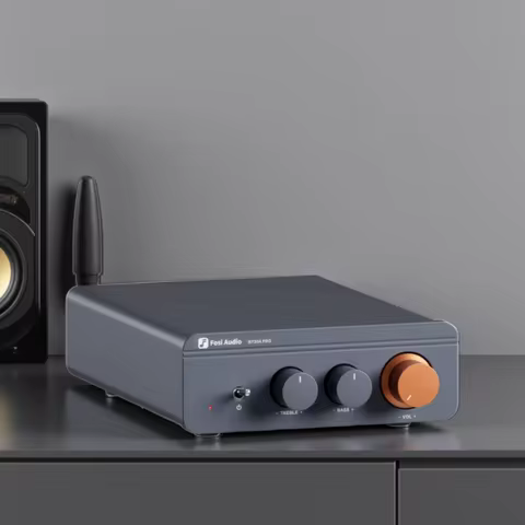Fosi Audio BT20A Pro TPA3255 Bluetooth Sound Power Amplifier 300W x2 Mini HiFi Stereo Class D Amp Ba